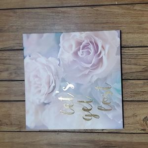 Let's get lost flower wall art